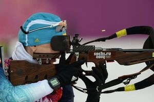В пятерке: украинские биатлонистки не вошли в медальную зону. Фоторепортаж