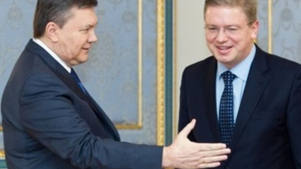 Янукович и Фюле