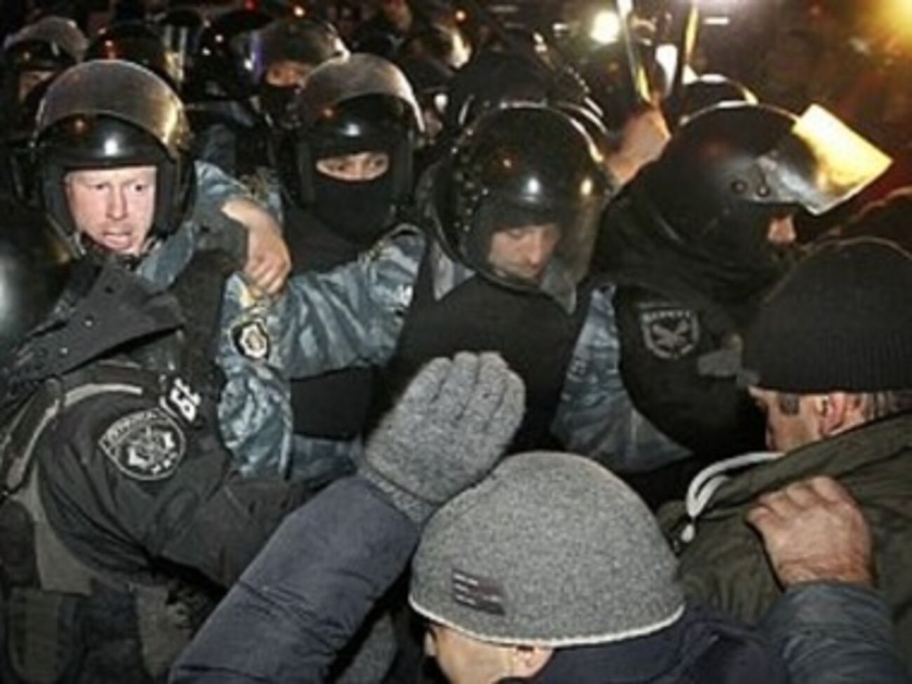 Разгон Евромайдана 30 ноября 2013 года
