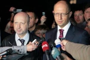 Турчинов и Яценюк встретятся с Тимошенко в 12.00
