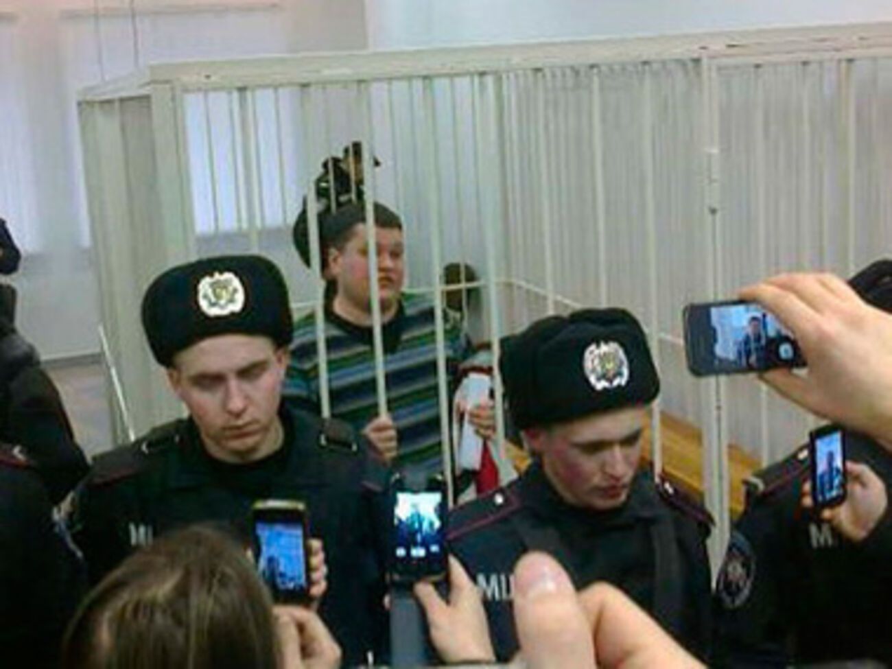 Виктор Смалий в зале суда