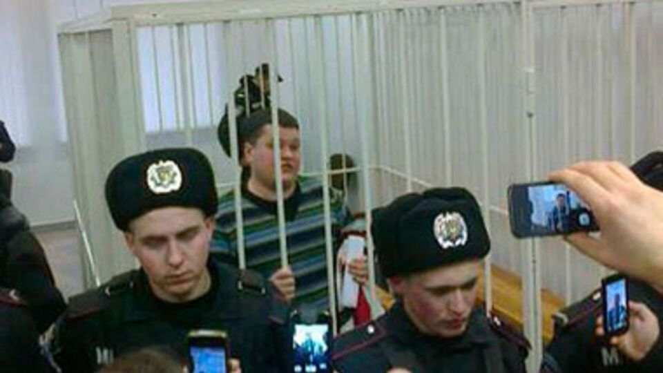 Виктор Смалий в зале суда