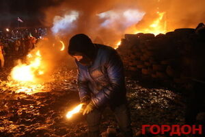 Столкновения на улице Грушевского в Киеве