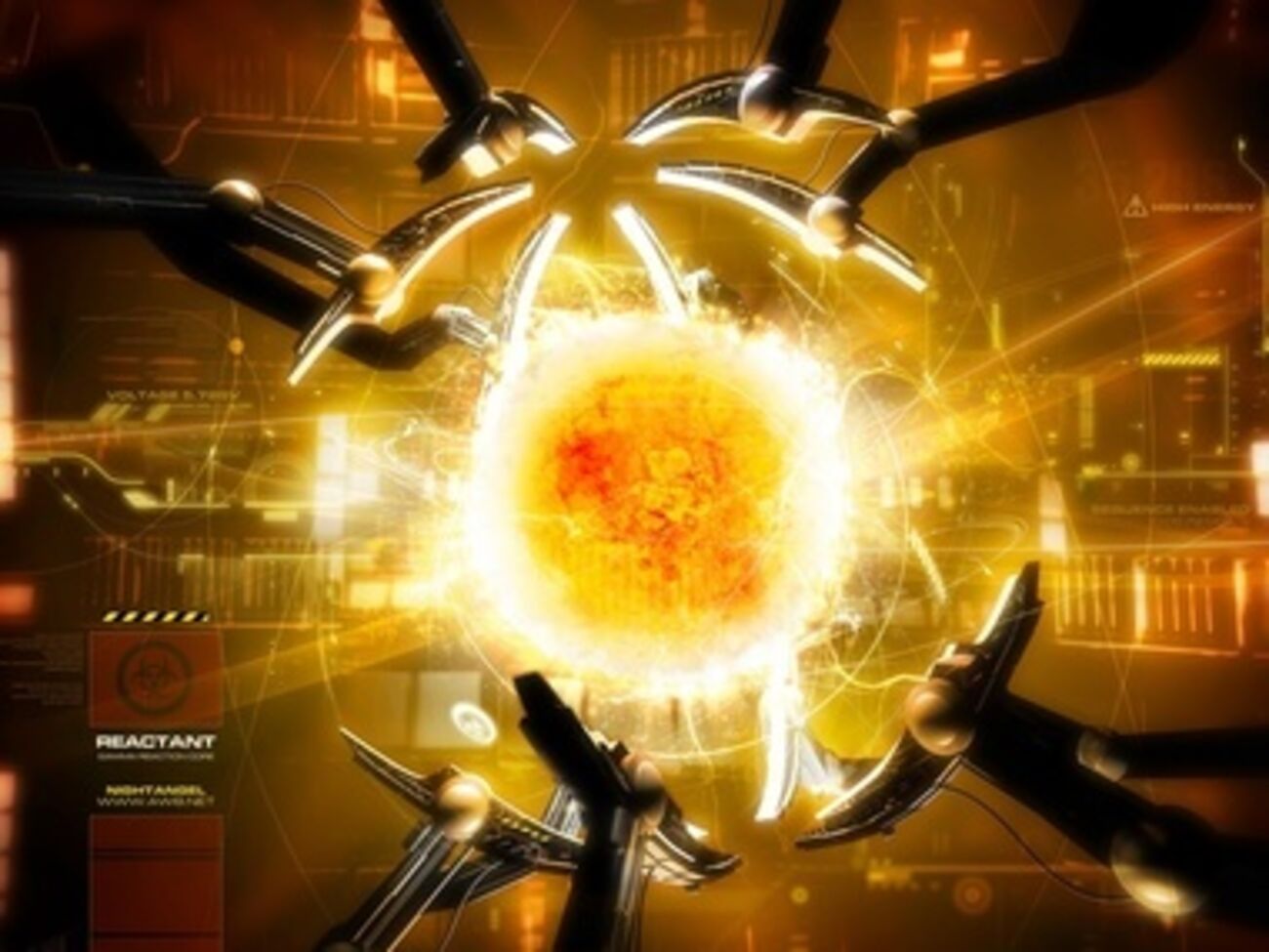 Фантастическое изображение термоядерного синтеза