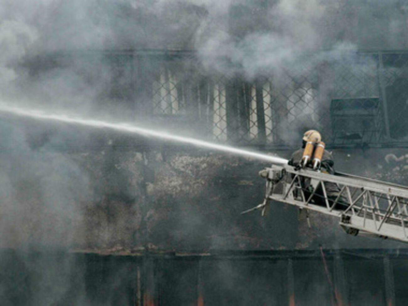 Пожар на территории "Хартрона" произошел 8 января