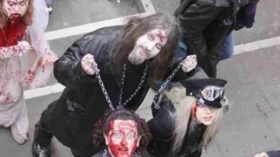 "Зомби" на Карнавале в Венеции