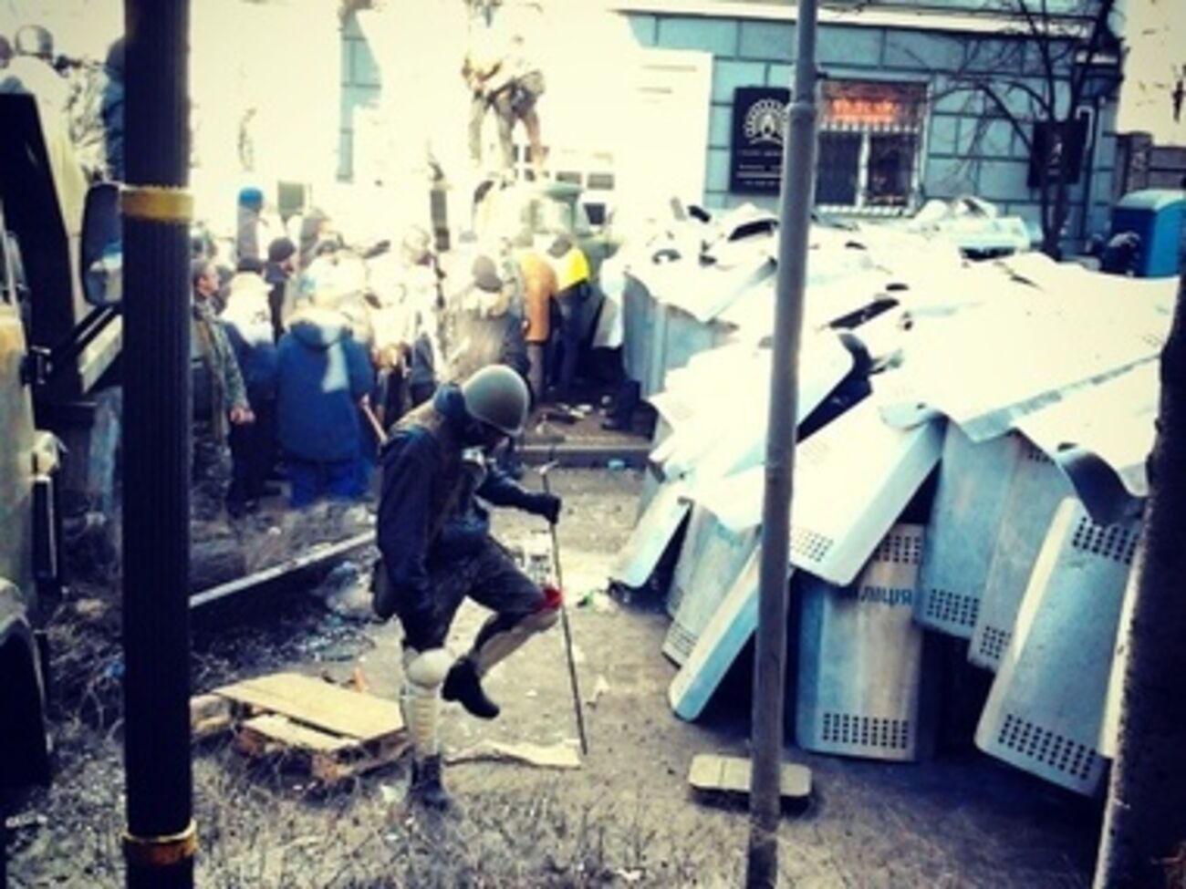 Столкновения на улице Шелковичной