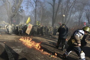 18 февраля, столкновения у Рады