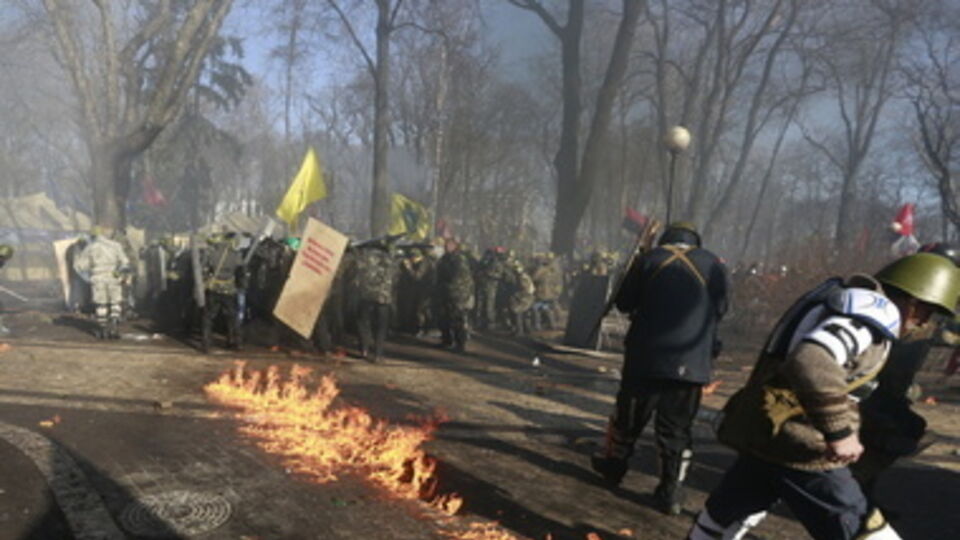 18 февраля, столкновения у Рады