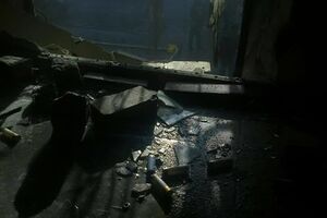 Боевые синие гильзы в доме на Институтской