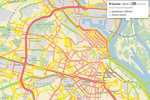 Киев парализован, пробки достигли 10 баллов