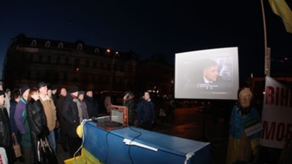 Винницкий Евромайдан возобновил свою деятельность