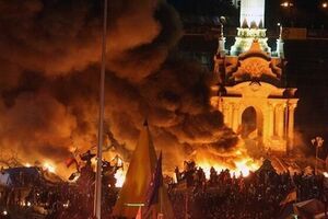 Огонь на Майдане