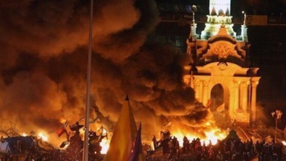 Огонь на Майдане