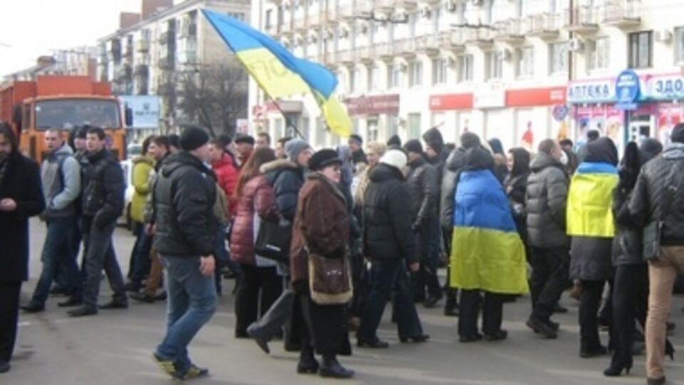 Полтавчане возобновили протесты