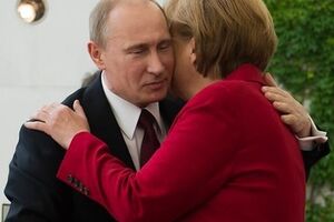 Путин и Меркель