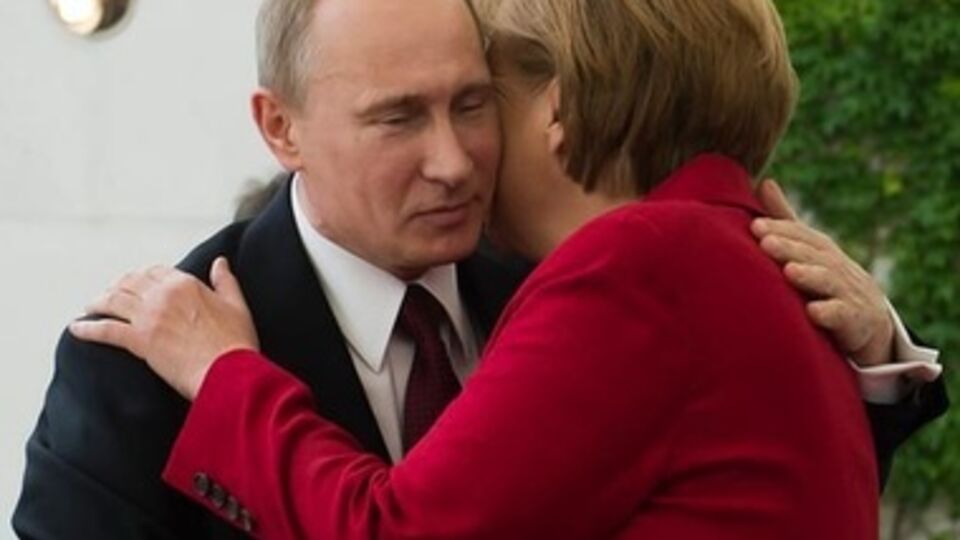 Путин и Меркель