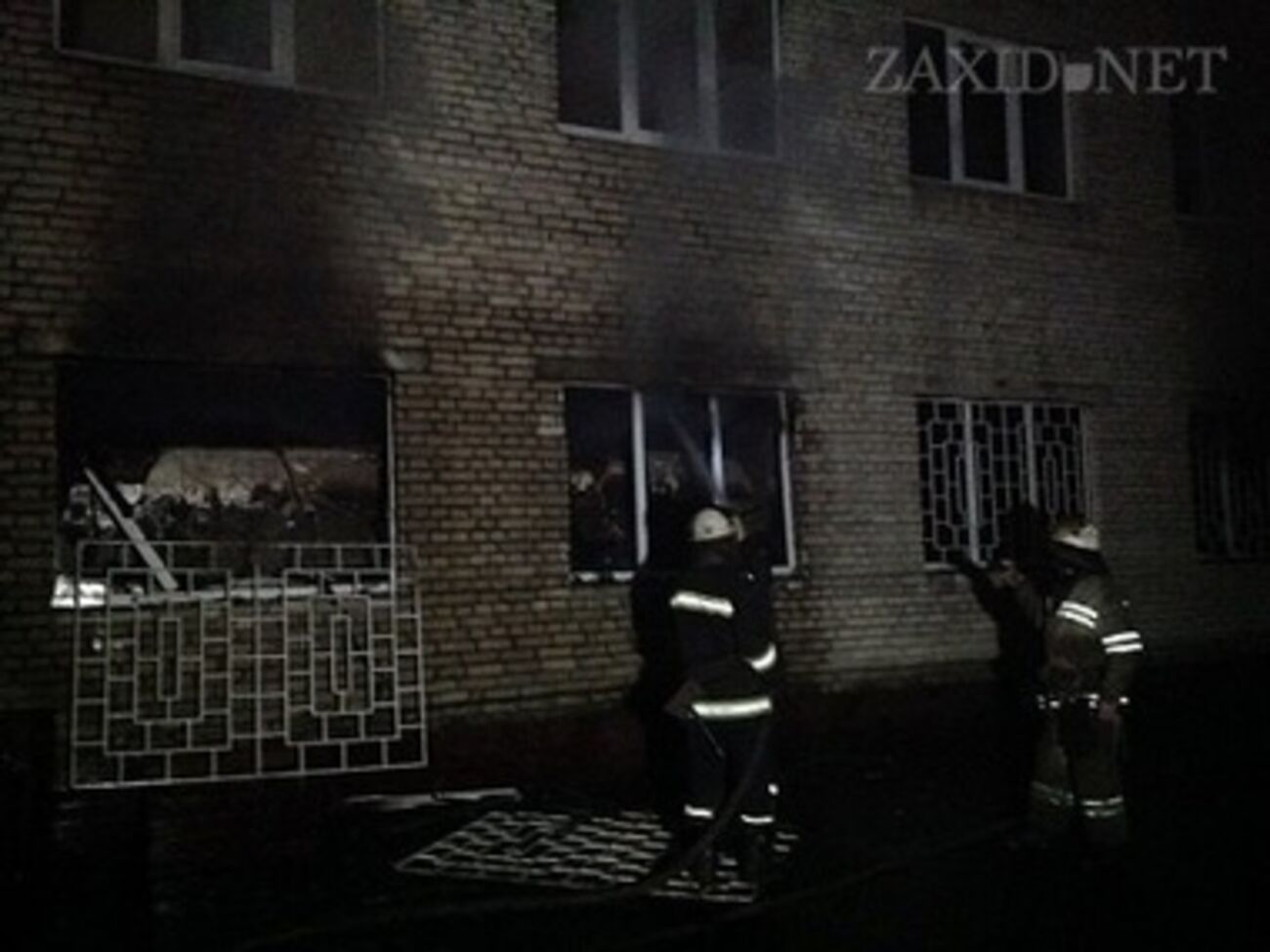 Сгоревшая казарма