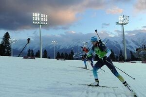 Украинки на трассе в Сочи