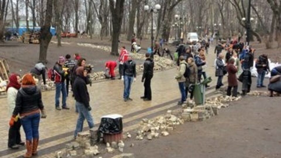 Воскресник в Мариинском парке