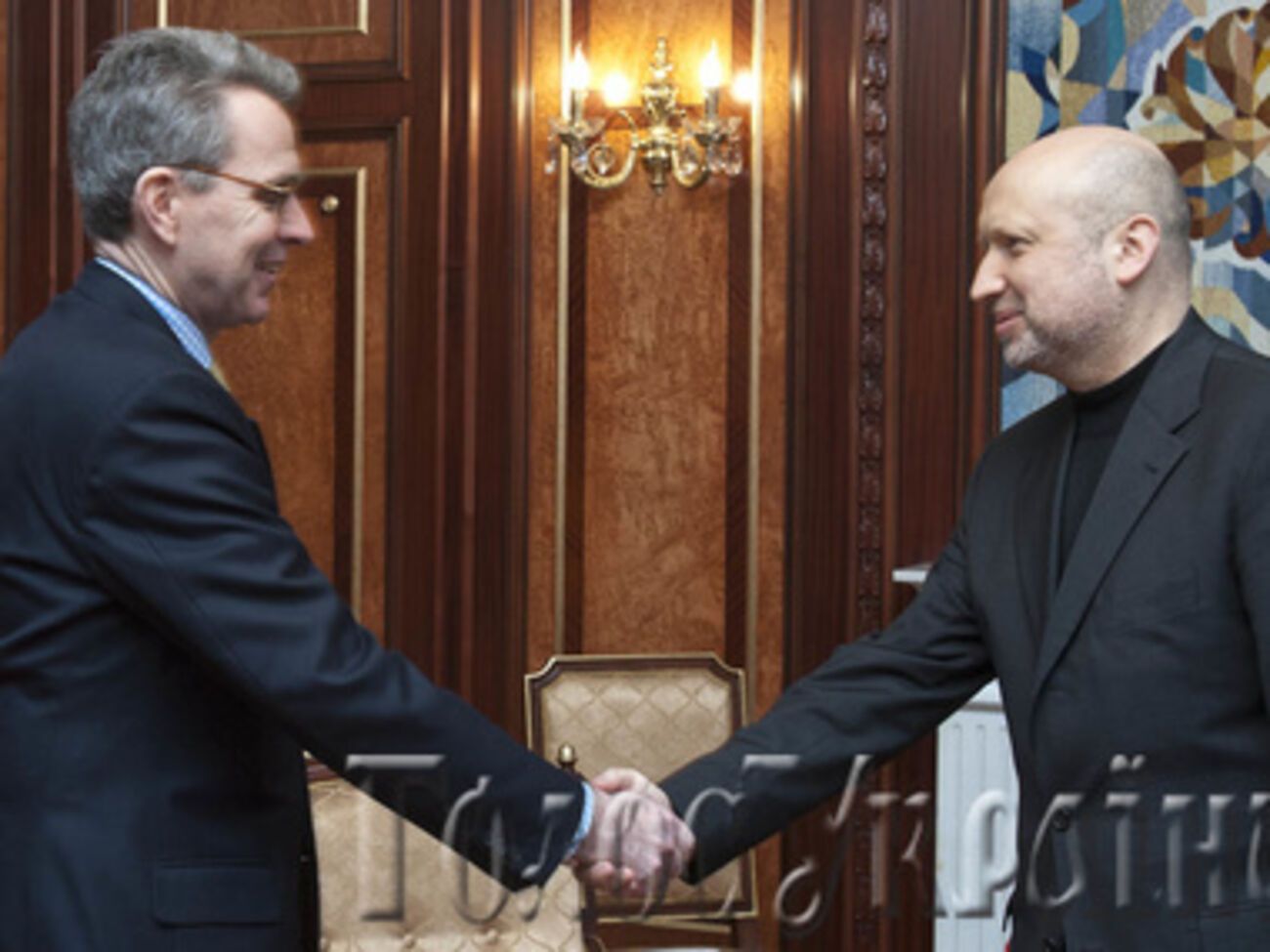 Джеффри Пайетт и Александр Турчинов