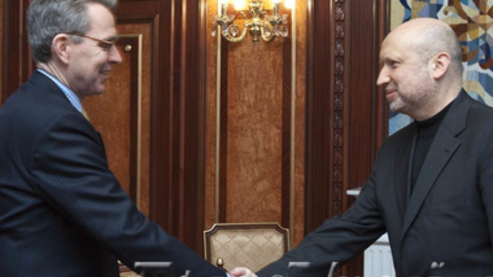 Джеффри Пайетт и Александр Турчинов