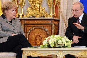 Ангела Меркель и Владимир Путин