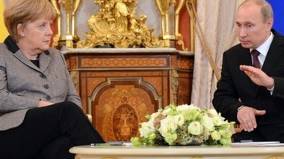 Ангела Меркель и Владимир Путин