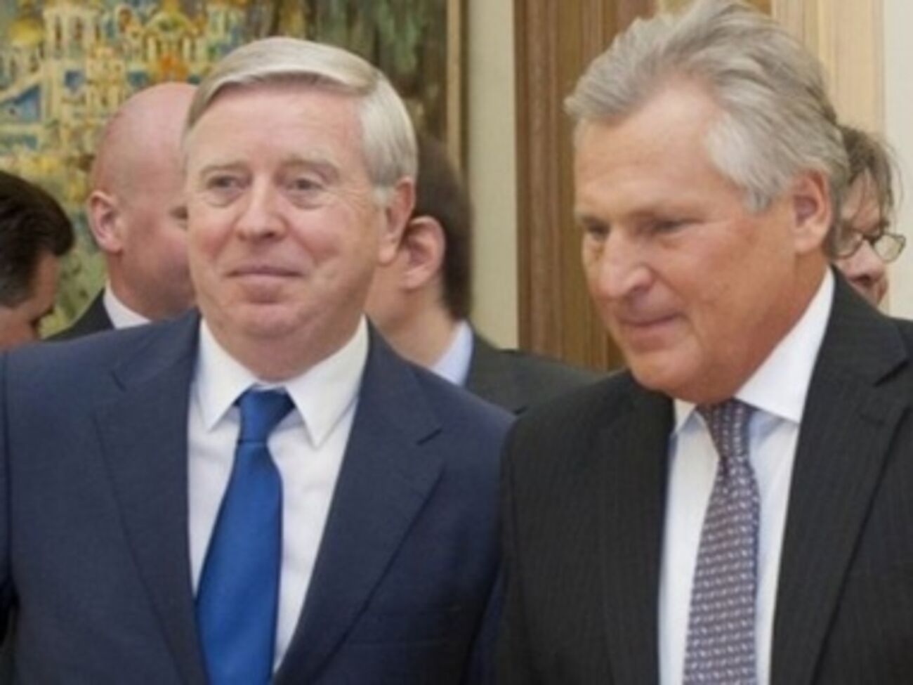 Патрик Кокс и Александр Квасьневский