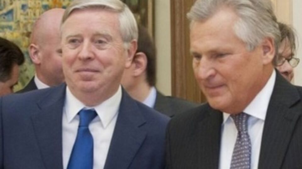 Патрик Кокс и Александр Квасьневский