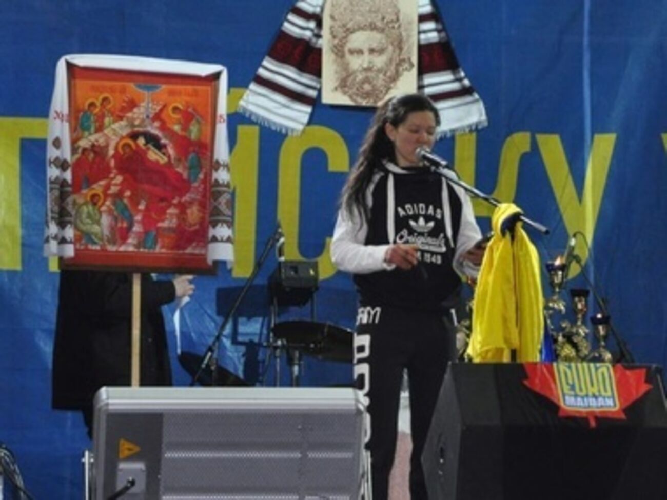 Руслана на сцене Майдана