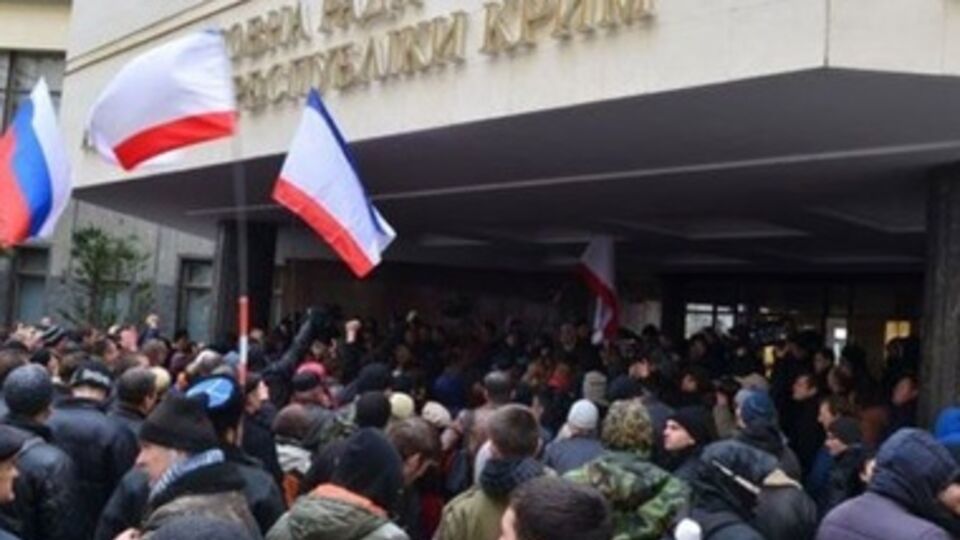 Митинг у Верховного Совета Крыма