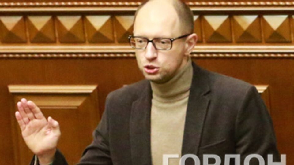 Арсений Яценюк, премьер-министр Украины