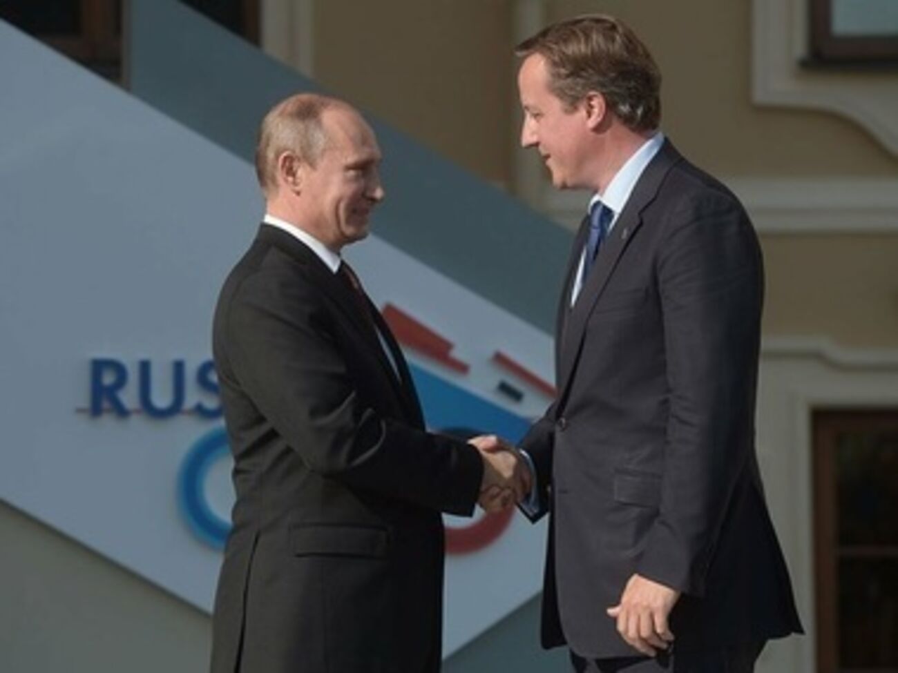 Владимир Путин и Дэвид Кэмерон