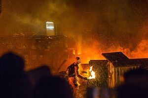 Бои на Грушевского