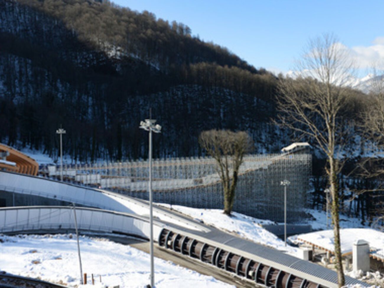 Санно-бобслейная трасса в Сочи