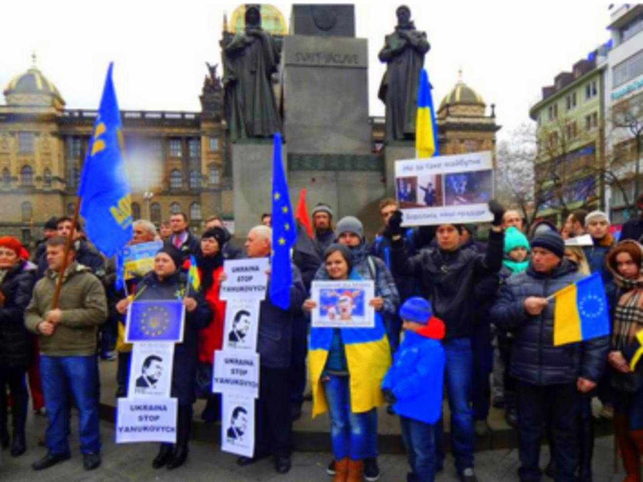 Евромайдан в Праге