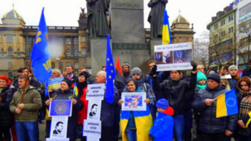 Евромайдан в Праге