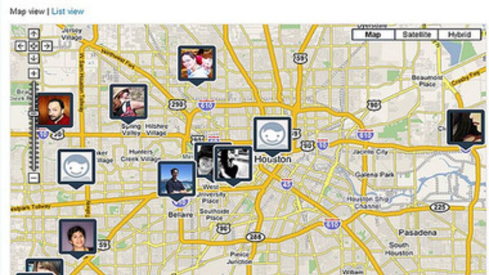 Соцсеть Brightkite