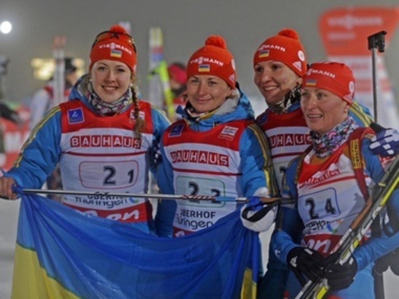 Украинские биатлонистки претендуют на призовые места