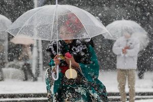 Снег стал рекордным за 10 лет