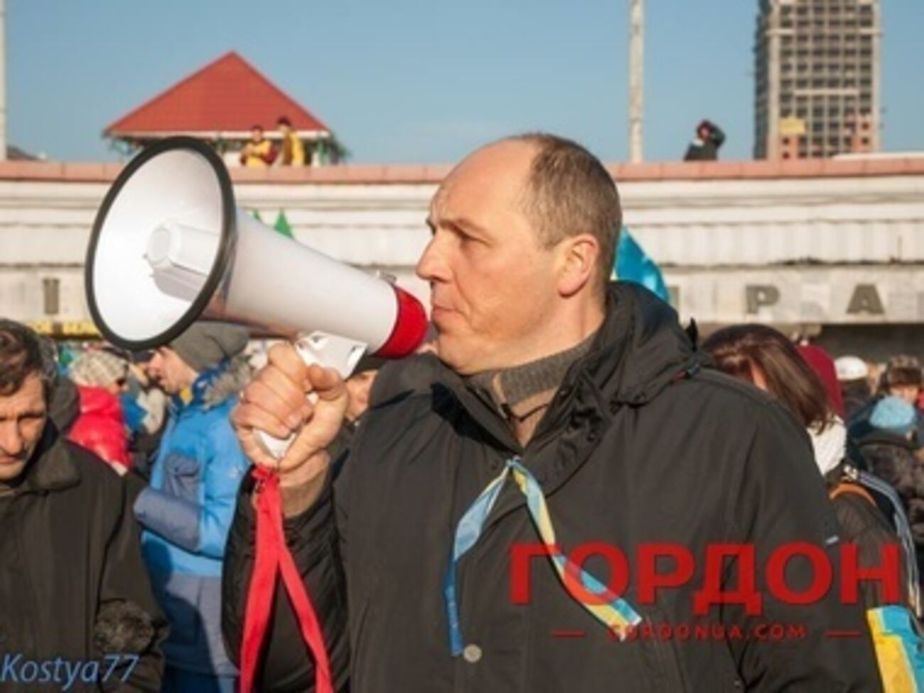 Комендант Евромайдана Андрей Парубий