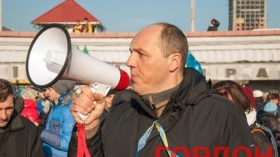 Комендант Евромайдана Андрей Парубий