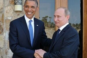 Барак Обама и Владимир Путин