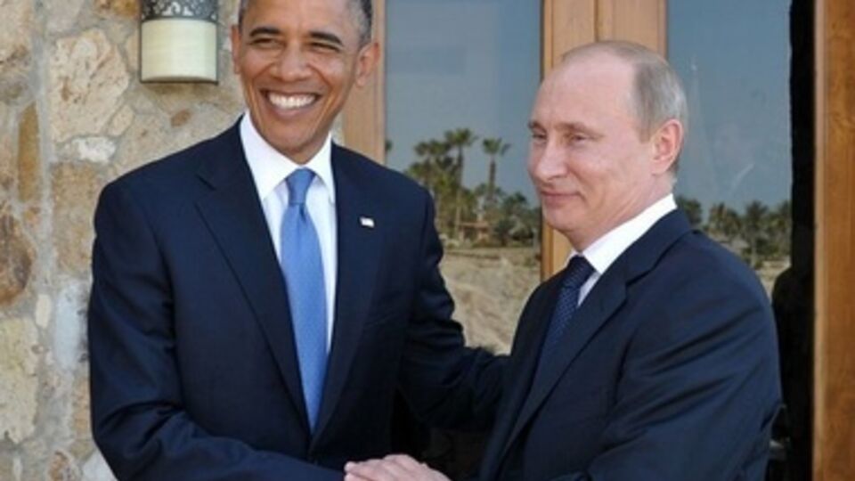 Барак Обама и Владимир Путин