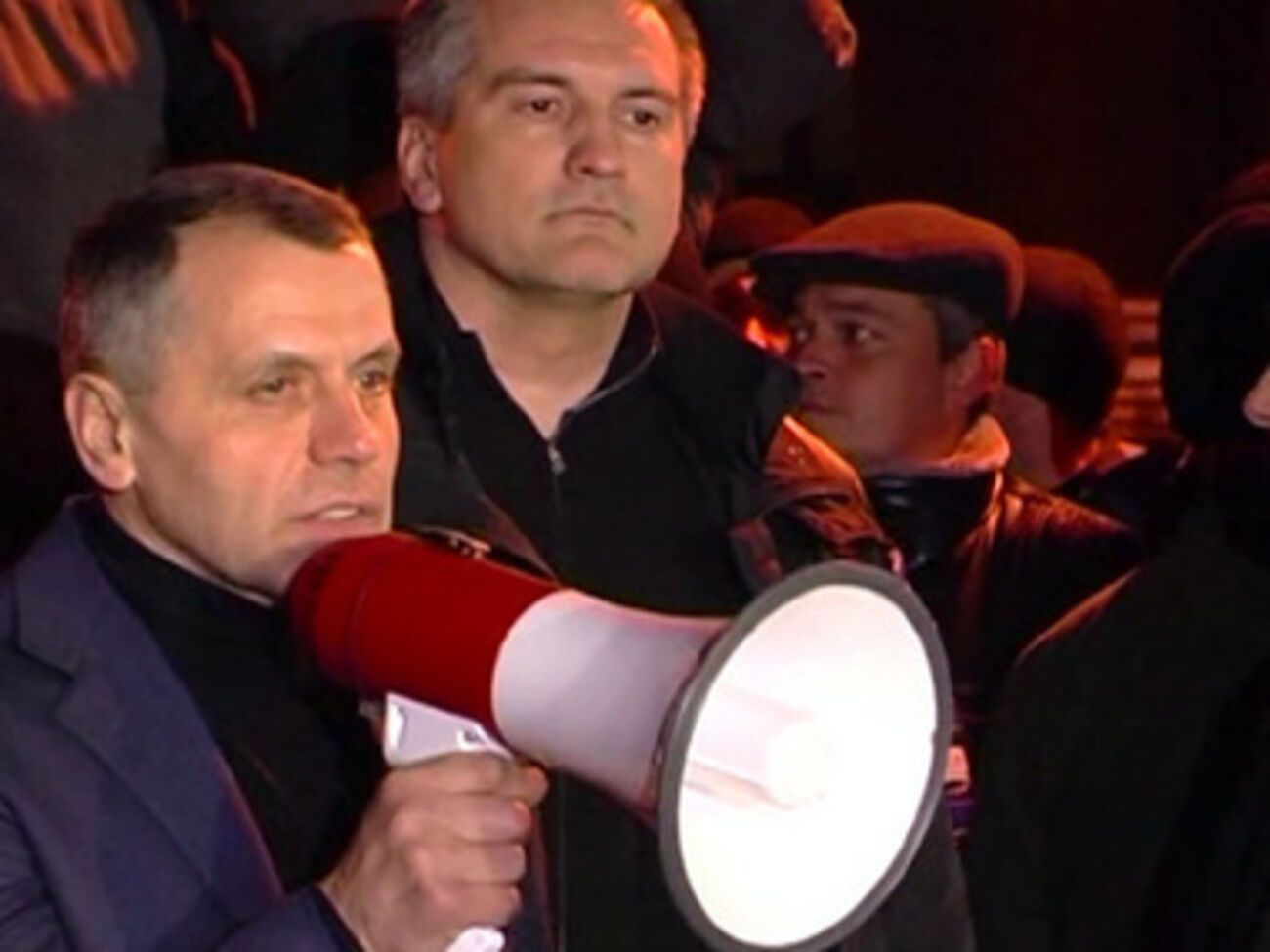 Сергей Аксенов и Владимир Константинов, самопровозглашенные лидеры АРК