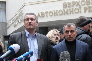 Сергей Аксенов и Владимир Константинов, самопровозглашенные руководители АРК