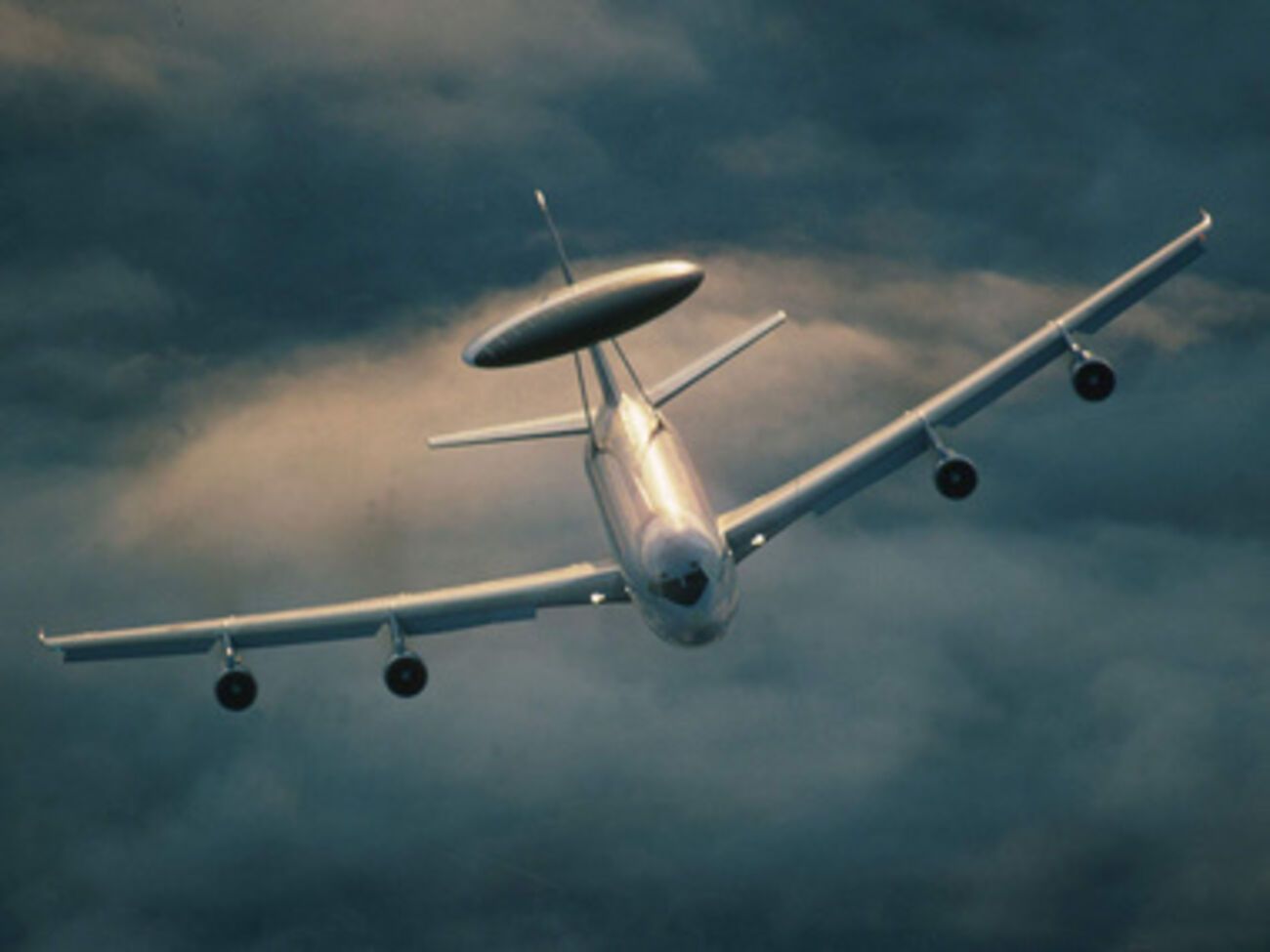 Британский самолет-разведчик AWACS