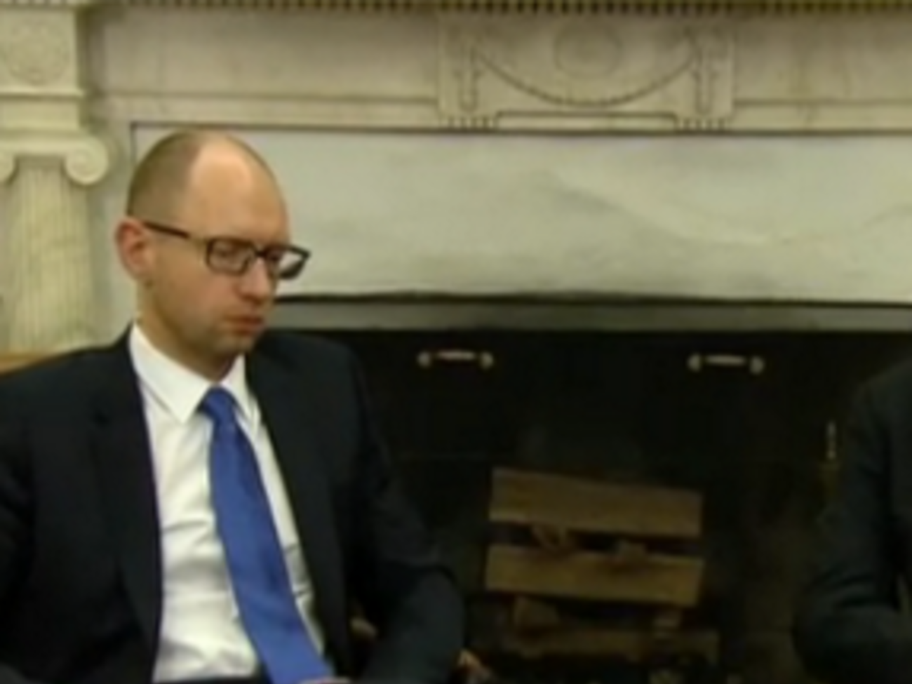 Арсений Яценюк и Барак Обама