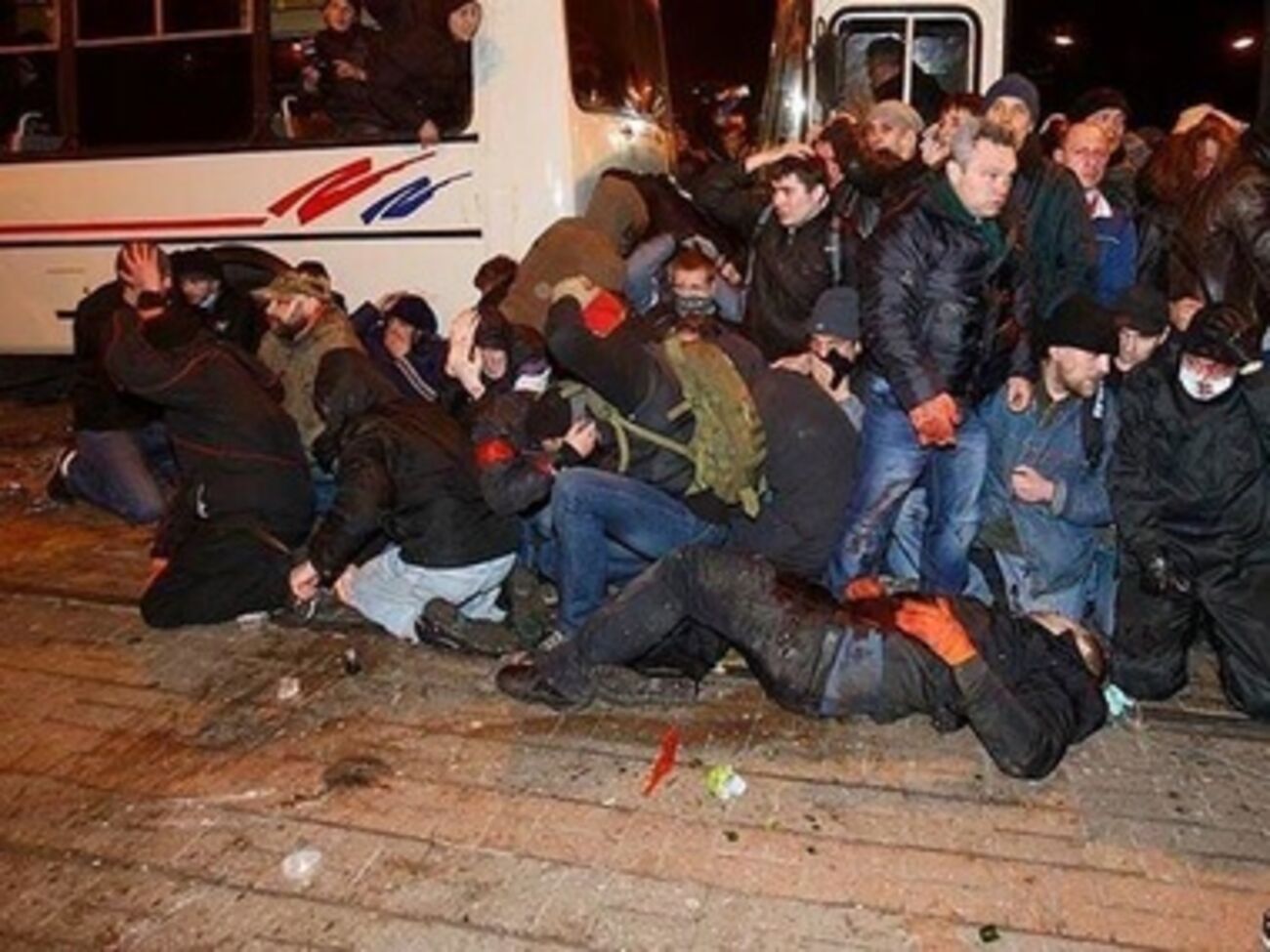 Побоище в центре Донецка. Фоторепортаж